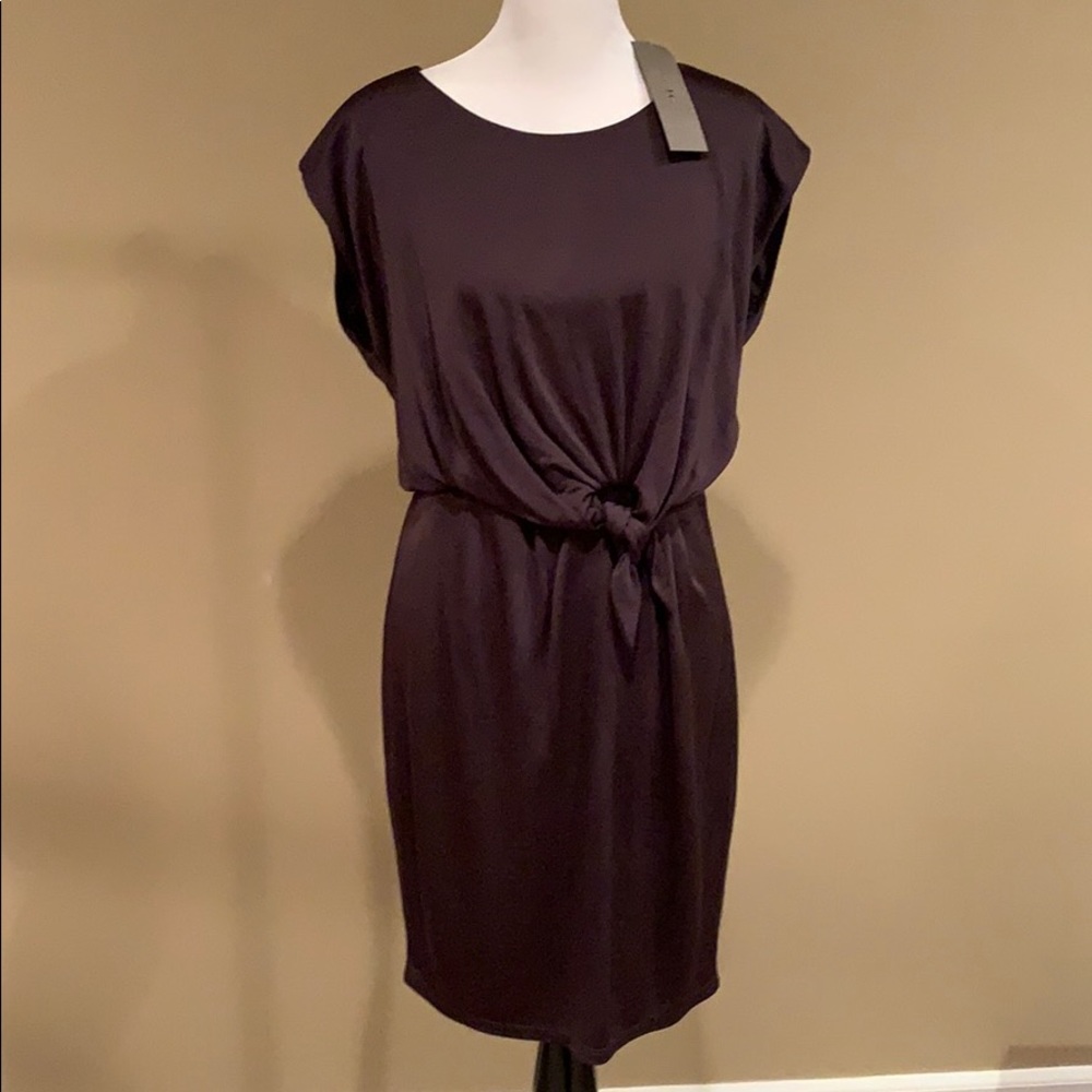 NWT Halston Heritage Brown poly blend dress Sz M 🔥🔥🔥
